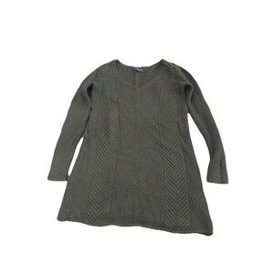 American Eagle Outfitters Sweater Dress Womens Medium Green Blend Long Sleeve